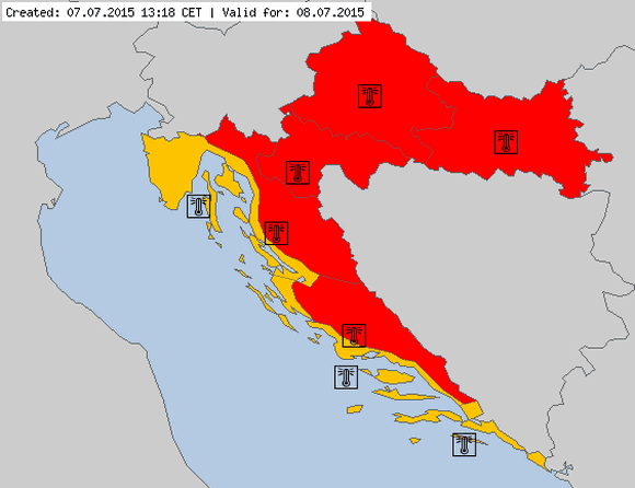 Prognostičari izdali crveno upozorenje zbog iznimno visokih temperatura 