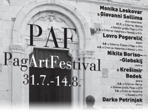 Otvaranje PagArtFestivala u petak, 31. kolovoza