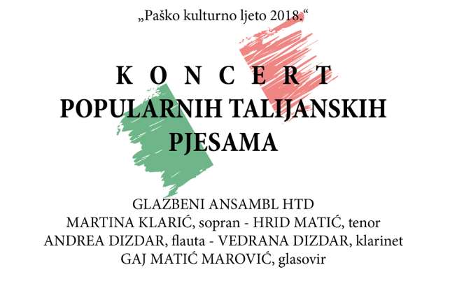 Koncert popularnih talijanskih pjesama