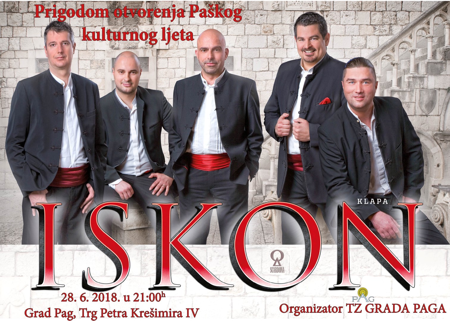 Klapa iskon - četvrtak, 28.6.2018. godine