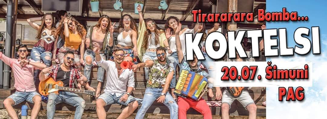 Koncert Koktelsa, Šimuni, 20.7.2019. u 21 sat