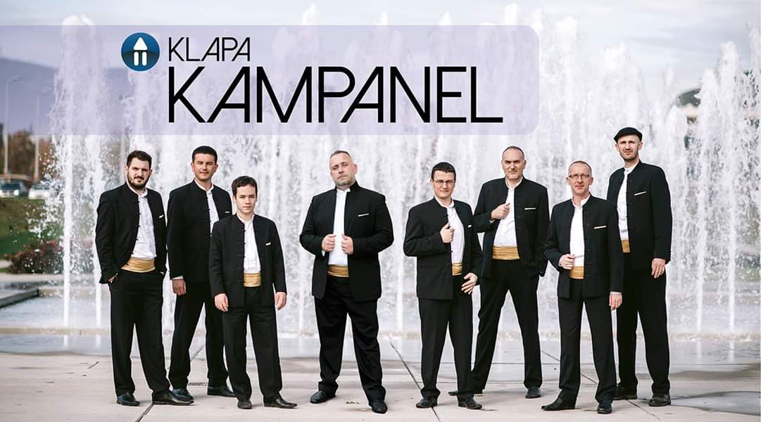 Koncert klape Kampanel, Trg Petra Krešimira IV, Pag, 13.7. 2019. u 21sat