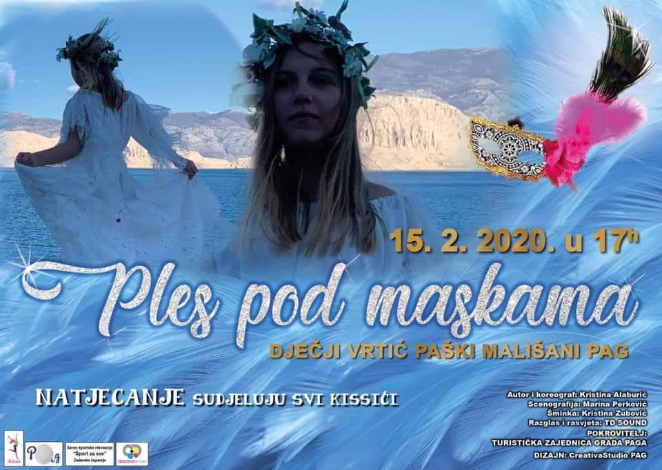 Natjecanje "Ples pod maskama", subota, 15.2.2020. u 17 sati