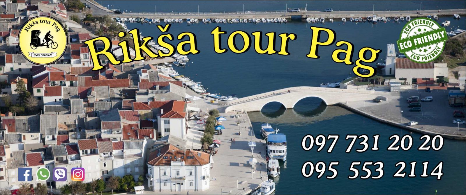 Rikša Tour Pag – novost u ponudi Grada Paga