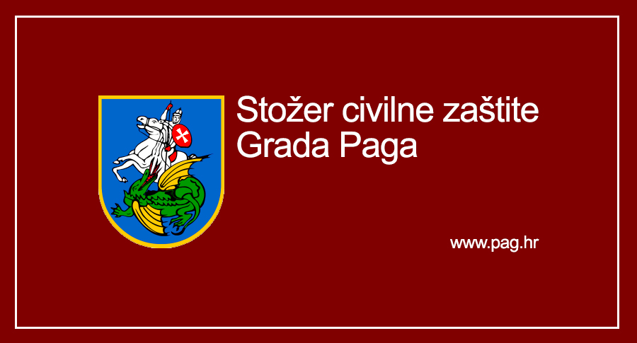 Upute Stožera civilne zaštite grada Paga uoči Uskrsa