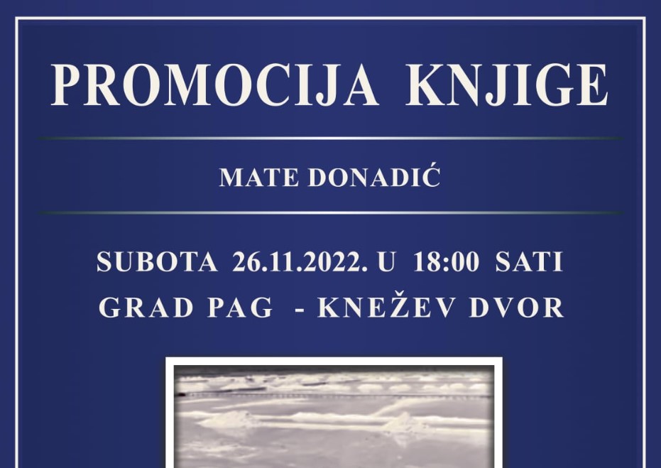 Promocija knjige „Priča o soli“ autora Mate Donadića