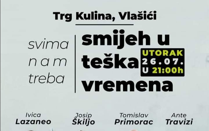 Stand-up comedy show u Vlašićima, Trg Kulina, 26.7.2022.
