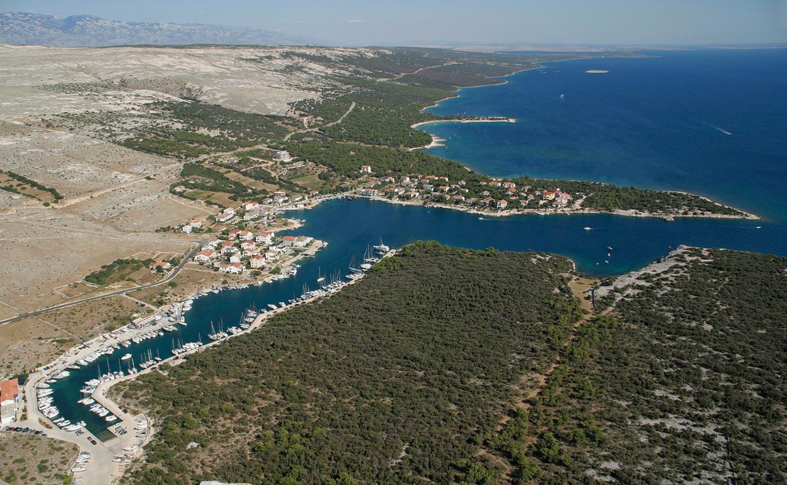 Radovi na novom visokonaponskom podzemnom vodu Šimuni – Pag 