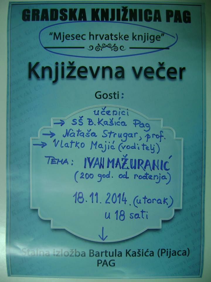 Tribina " Ivan Mažuranić, ban i književnik-200 godina od rođenja"