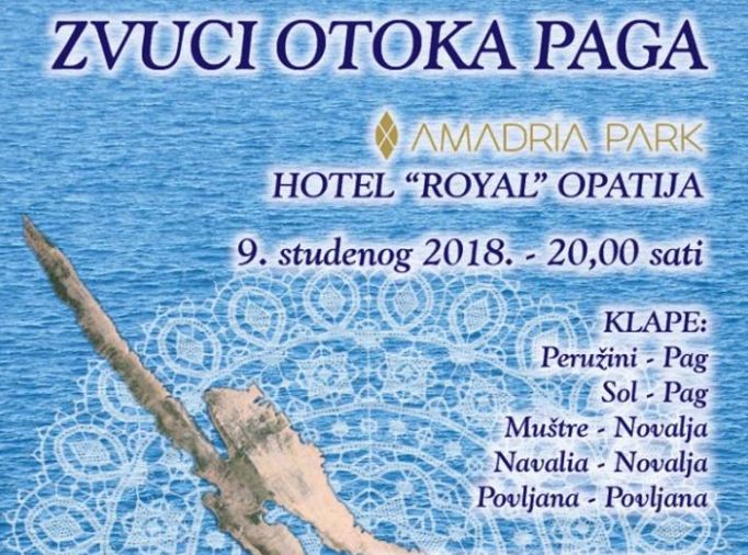 ZVUCI OTOKA PAGA u Opatiji 9. studenog 2018. 